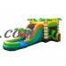 Pogo Mega Tropical Commercial Inflatable Bounce House Slide with Blower Kids Jumper   